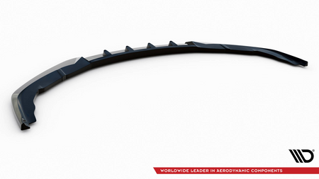 Splitter Porsche Panamera Turbo Sport Design Package 970 przód v.1 Gloss Black