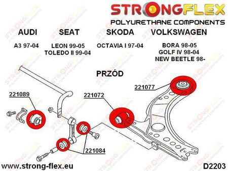 Anti roll bar link bush