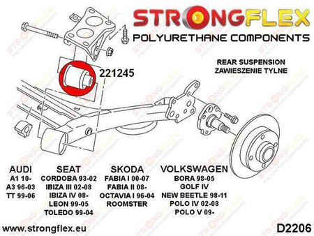 Rear subframe bush