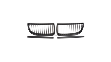 Grill BMW 3 E90 E91 pojedyncze żeberka Matt Black