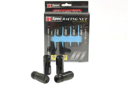 Wheel lug nuts D1Spec Replica EW M12x1,5 Black