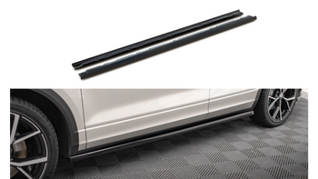 Diffuser Volkswagen T-Roc Facelift R R-Line Side Skirts Gloss Black