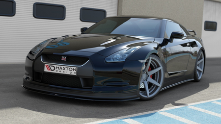 Splitter Nissan GTR R35 Front v.2 Gloss Black
