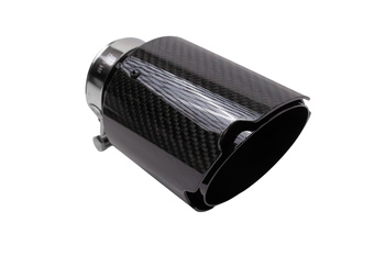 Exhaust Tip 101mm enter 76mm Carbon Gloss