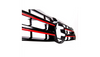 Grill sportowy Red Strip VW TRANSPORTER MULTIVAN T5 2009-2015 USZKODZONY