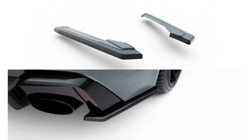 Splittery Audi RS6 RS7 C8 Tył Boczne Carbon