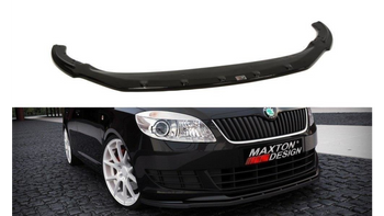 Splitter Skoda Fabia II Facelift przód Gloss Black