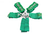 Racing seat belts 6p 3" Green Takata Replica