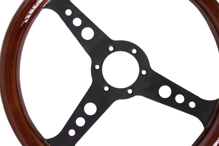 Steering wheel 350mm Wood Black