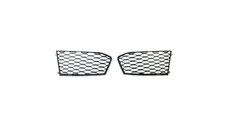 Fog Light Covers Audi A6 C7 Gloss Black