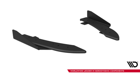 Splitter Audi RS5 F5 Sportback Tył Boczne Street Pro Black + Gloss Flaps