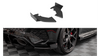 Splitter Audi RS3 8Y Rear Side Street Pro Black + Gloss Flaps