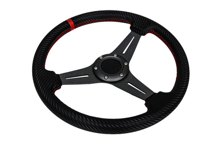 Steering wheel Pro 350mm offset:20mm Carbon Red