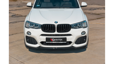 Splitter BMW X3 F25 Facelift M-Pack przód Gloss Black