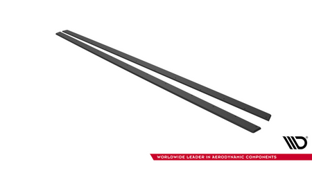 Side Skirts Volkswagen Golf GTI GTE GTI Clubsport R-Line Mk8 Street Pro Black v.2