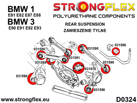 Rear shock absorber - lower mount SPORT