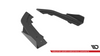 Splitter Audi RS3 8Y Rear Side Street Pro Black + Gloss Flaps