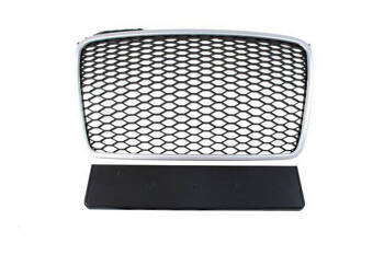 Grill Audi A4 B7 RS-Style Silver-Black