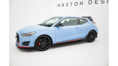 Side Skirts Hyundai Veloster N Mk2 Street Pro Black-Red