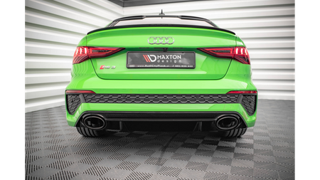 Diffuser Audi RS3 8Y Rear Valance Gloss Black