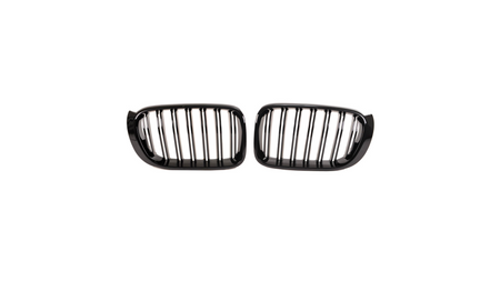 Grill BMW X3 F25 X4 F26 Facelift podwójne żeberka Gloss Black