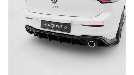 Diffuser Volkswagen Golf GTI Mk8 Rear Street Pro Black v.5