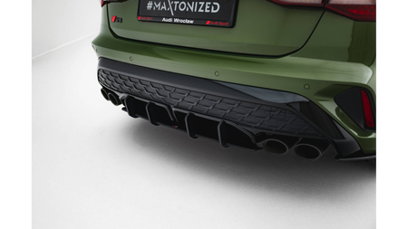 Diffuser Audi S3 8Y Facelift Rear Street Pro Black