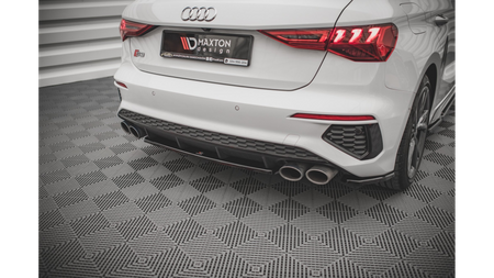 Splitter Audi S3 8Y Tył Środkowy Gloss Black