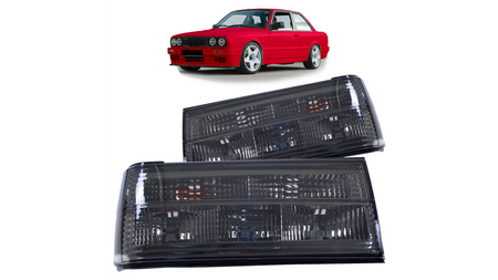 Lampy BMW 3 E30 Facelift Tył Crystal Smoke