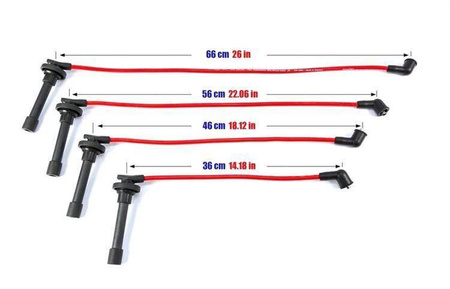 PowerTEC Ignition Leads HONDA ACCORD PRELUDE 90-01 BLUE