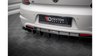 Diffuser Volkswagen Scirocco III R Rear Valance v.1 Gloss Black