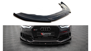 Splitter Audi A6 C7 przód RS6 Look Gloss Black