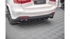 Splitter Mercedes-Benz GLS X167 Rear Central with Diffuser Gloss Black