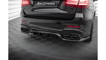 Splitter Mercedes-Benz GLC 63 SUV X253 Rear Central with Diffuser v.1