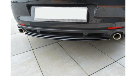 Splitter Renault Laguna III Tył Środkowy Gloss Black