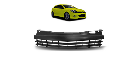 Grill OPEL ASTRA H GTC ASTRA H TwinTop Black badgeless
