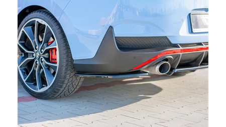 Splitter Hyundai I30 III N Fastback Tył Boczne Gloss Black