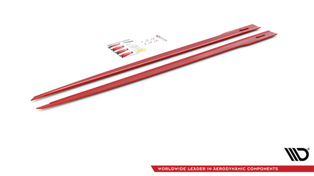 Diffuser Toyota Supra V Side Skirts v.2 Red