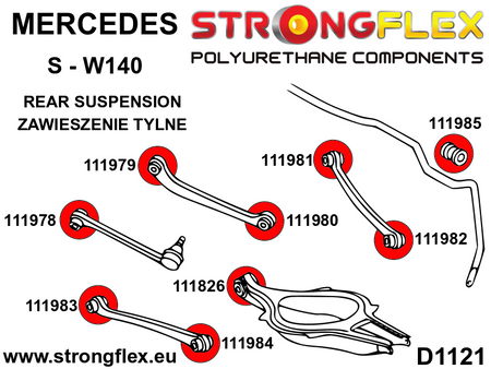 Full suspension  polyurethane bush kit