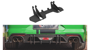 Diffuser Ford Mustang VI GT Facelift Rear Street Pro Black-Red