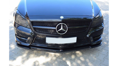 Splitter Mercedes-Benz CLS C218 przód AMG Line Gloss Black