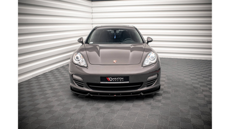 Splitter Porsche Panamera Panamera Diesel 970 Front v.2 Gloss Black