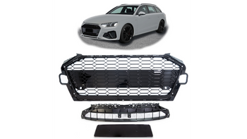 Grill Audi A4 B9 Facelift Gloss Black