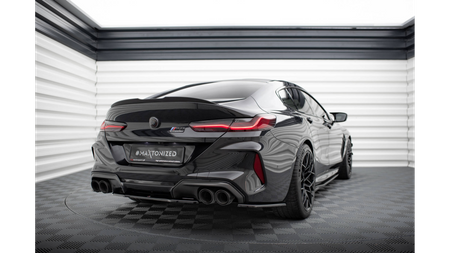 Splitter BMW 8 F93 M-Pack Tył Boczne v.2 Gloss Black