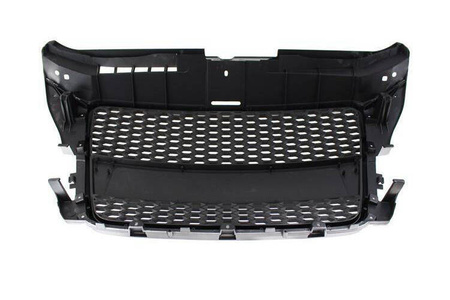 Grill Audi A3 8P Facelift RS-Style Silver Black