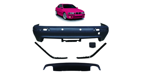 Bumper BMW 5 E39 Rear with Diffuser