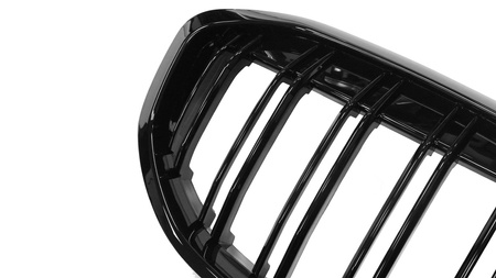 Grill BMW 1 F47 podwójne żeberka Gloss Black