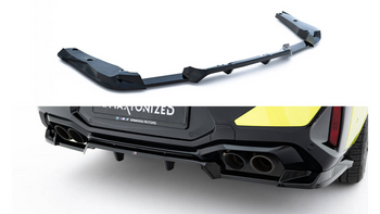 Splitter BMW X4M F98 Facelift Rear Central with Diffuser