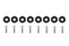 Decorative screws washers M6x1.0 15mm D1 Black