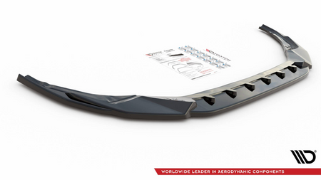 Front Splitter V.3 Audi S3 / A3 S-Line 8Y Gloss Black